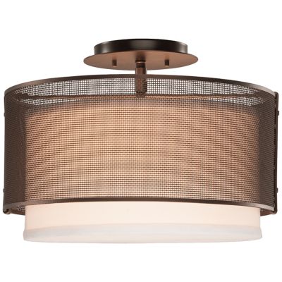 Uptown Mesh Semi-Flushmount by Hammerton Studio - Starlight Lighting USA and Canada